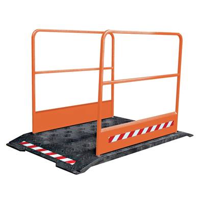 Passerelle de chantier Polypropylène Longueur 1.70 m