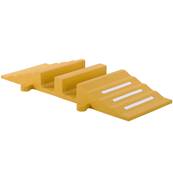 Passe câble 2 x Ø 75 mm jaune