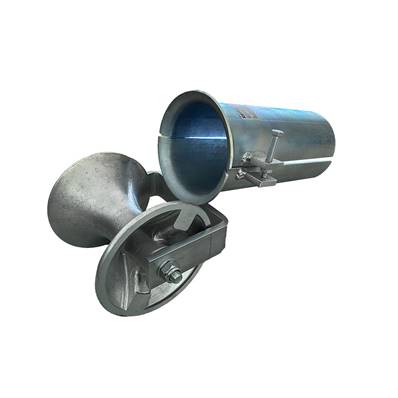 Passe câble avec galet pour conduite Ø int 115 à 132 mm