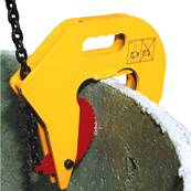 Crochets de levage sur élingue chaine 2 brins pour buses et regards - CMU 1T