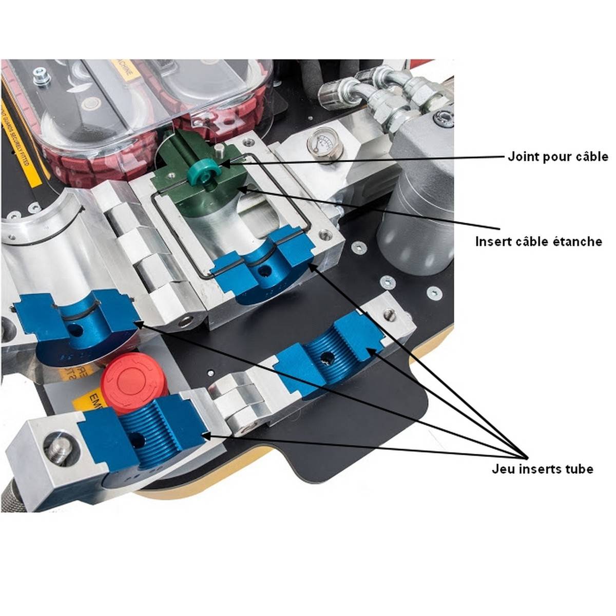 Joint pour insert câble Ø 7,5 à 9 mm