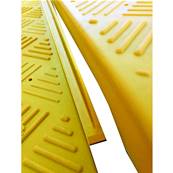 Plaque de sécurité tranchée polypropylène CMU 1000 kg