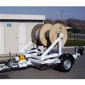 Remorque porte touret PTAC 1300 kg élargie