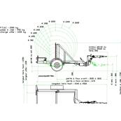 Remorque porte tourets PTAC 2000 kg