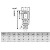 Main de levage Artéon CMU 1300 kg -